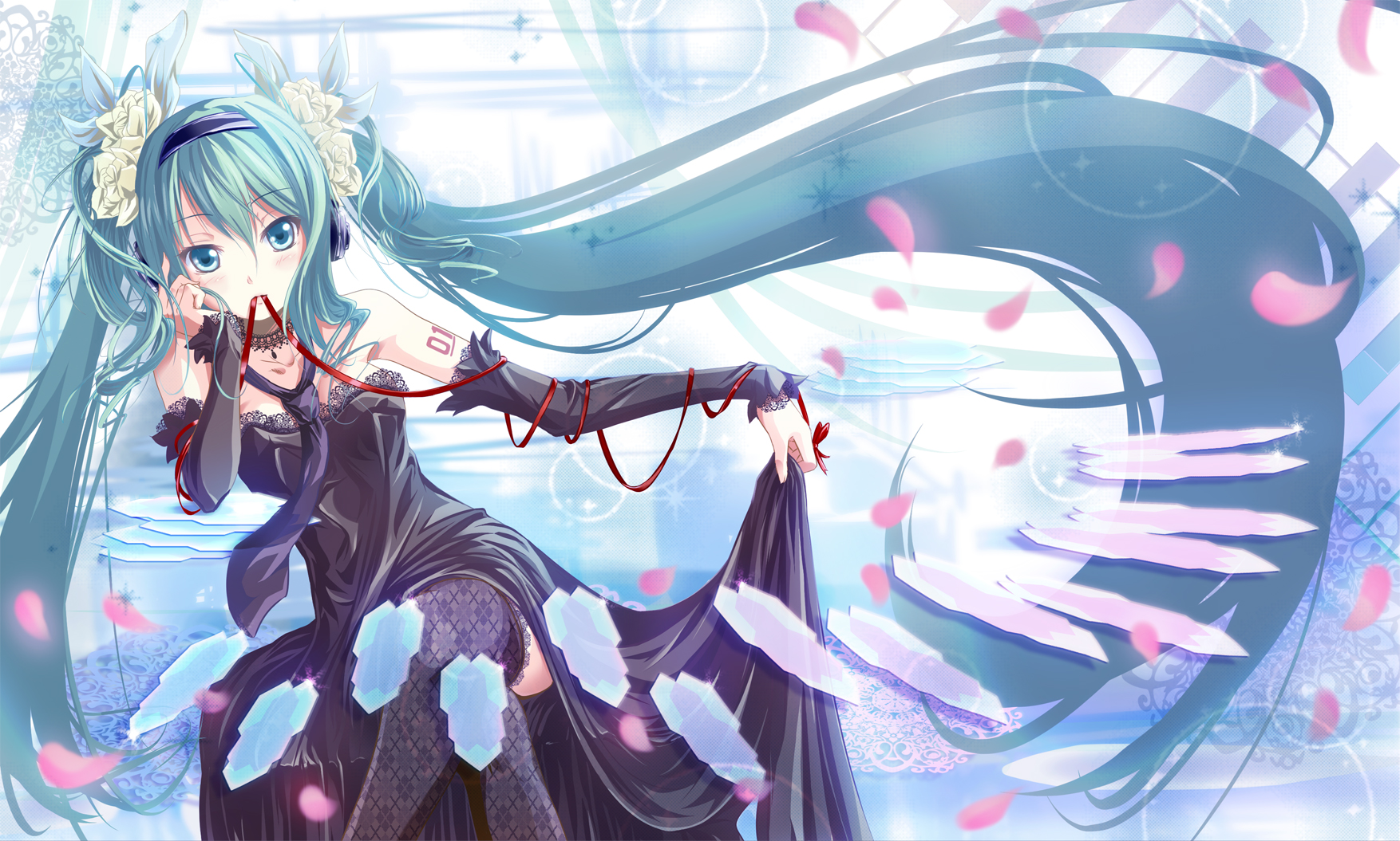 yande.re 179010 dress hatsune_miku nisson thighhighs vocaloid.jpg