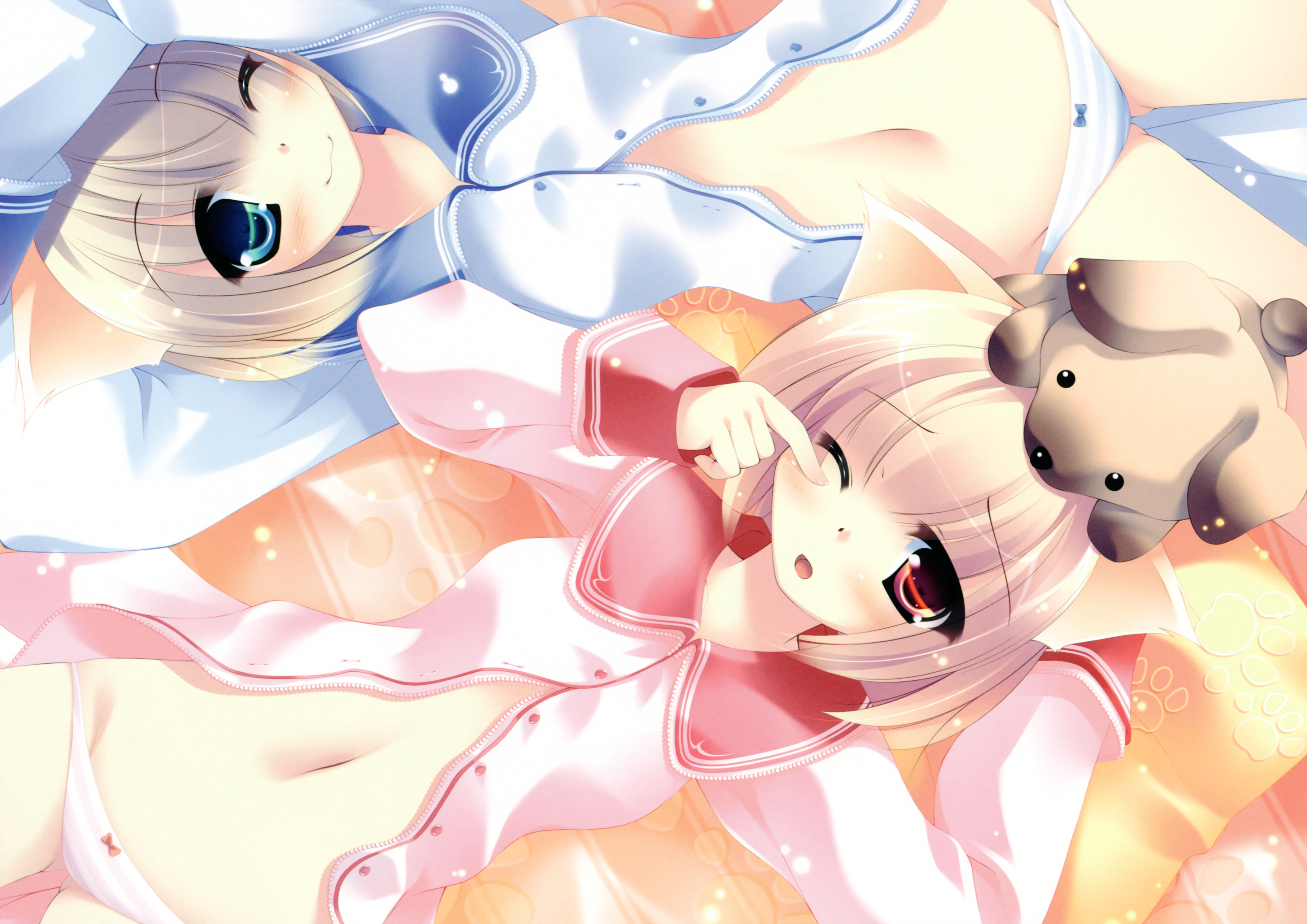 yande.re 62950 animal_ears inuneko matatapi nekomimi open_shirt pantsu.jpg