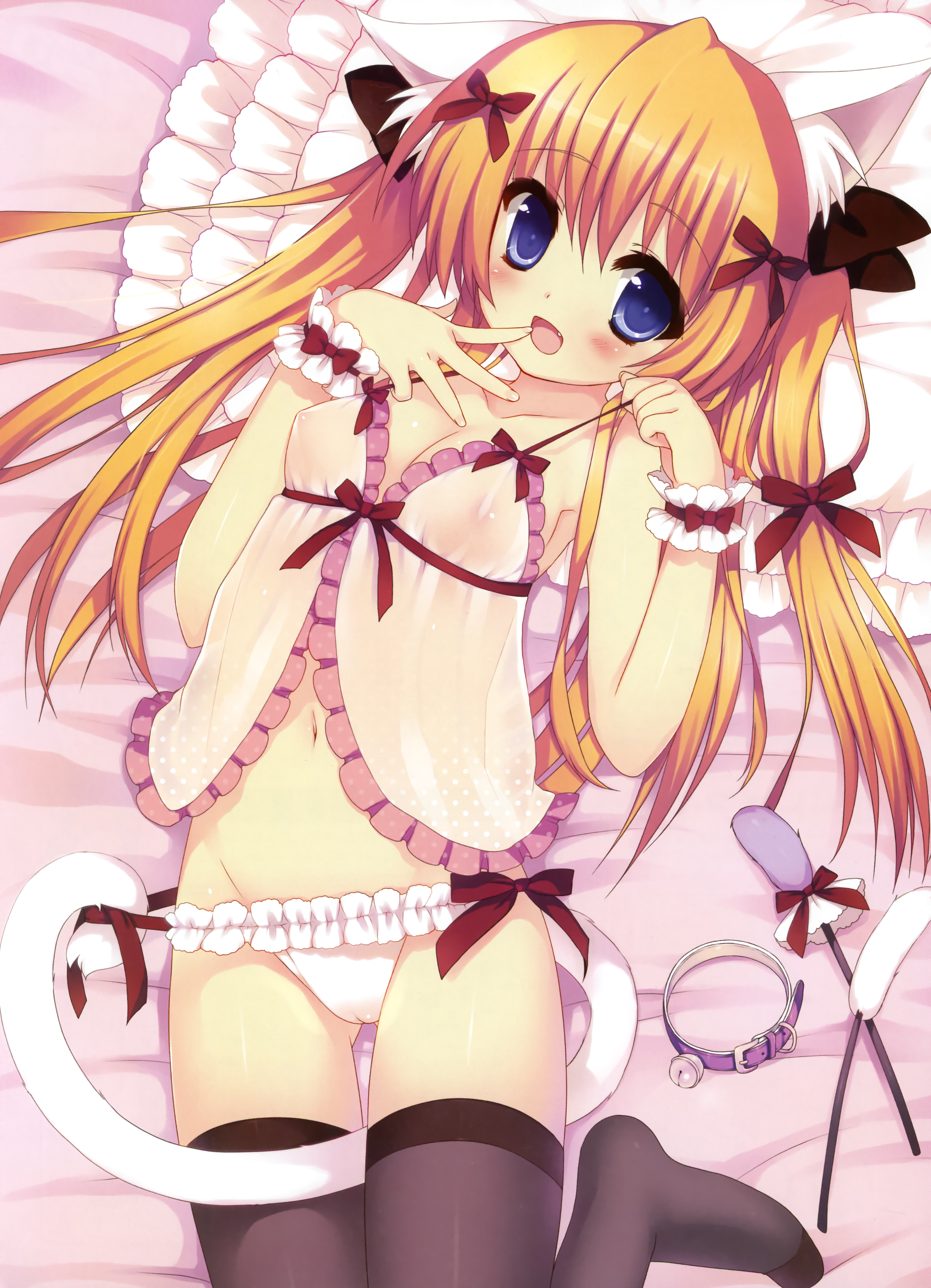 yande.re 152692 animal_ears nekomimi nemunemu see_through tail thighhighs.jpg