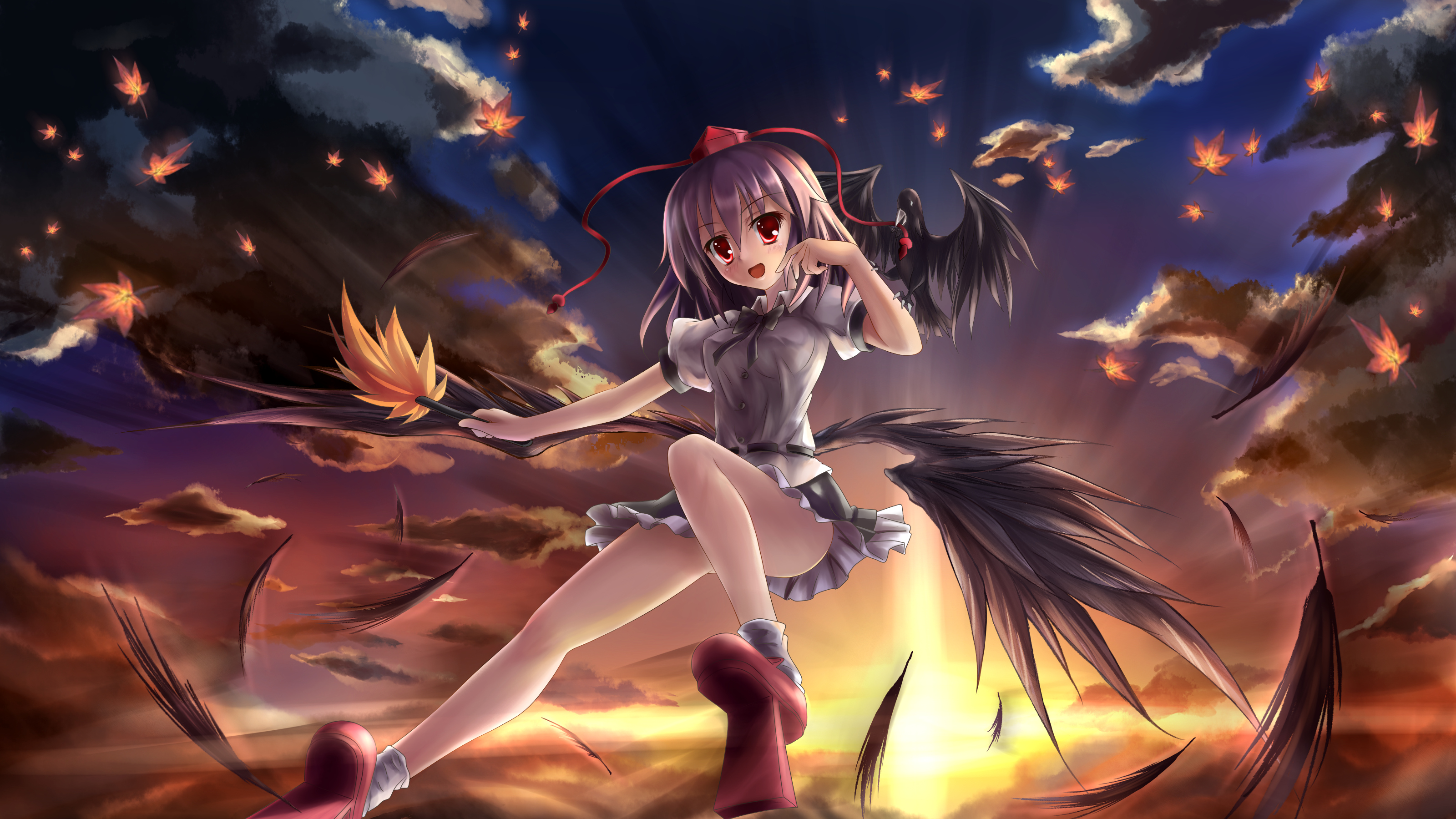 yande.re 193706 murasaki_shitsu shameimaru_aya touhou wings.jpg