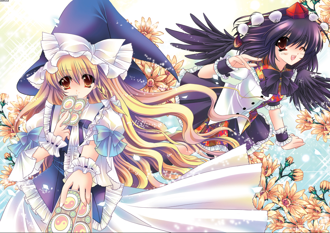 yande.re 99470 kirisame_marisa sakurano_ruu shameimaru_aya touhou.jpg