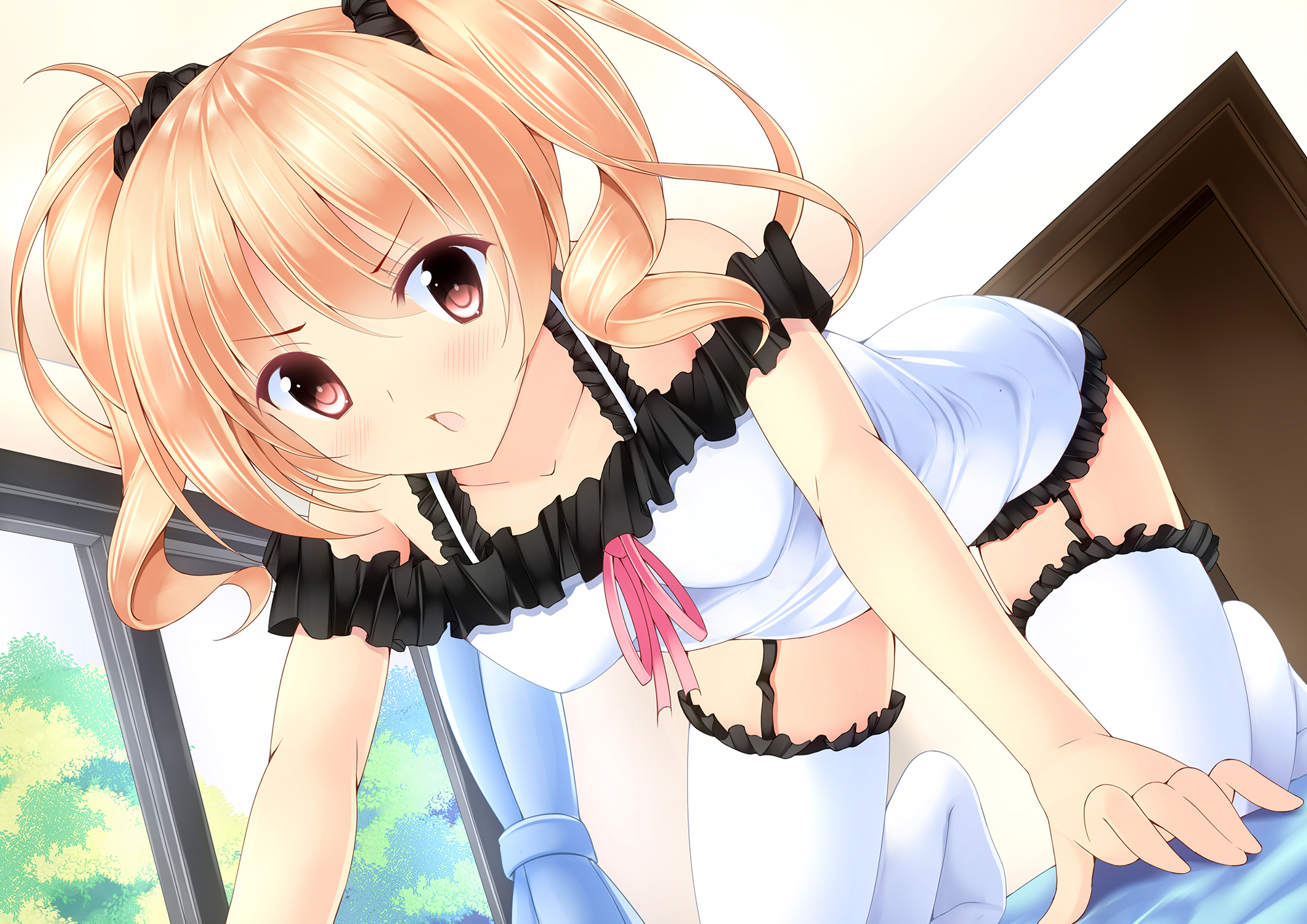 yande.re 226907 azure_(capriccio) stockings thighhighs.jpg