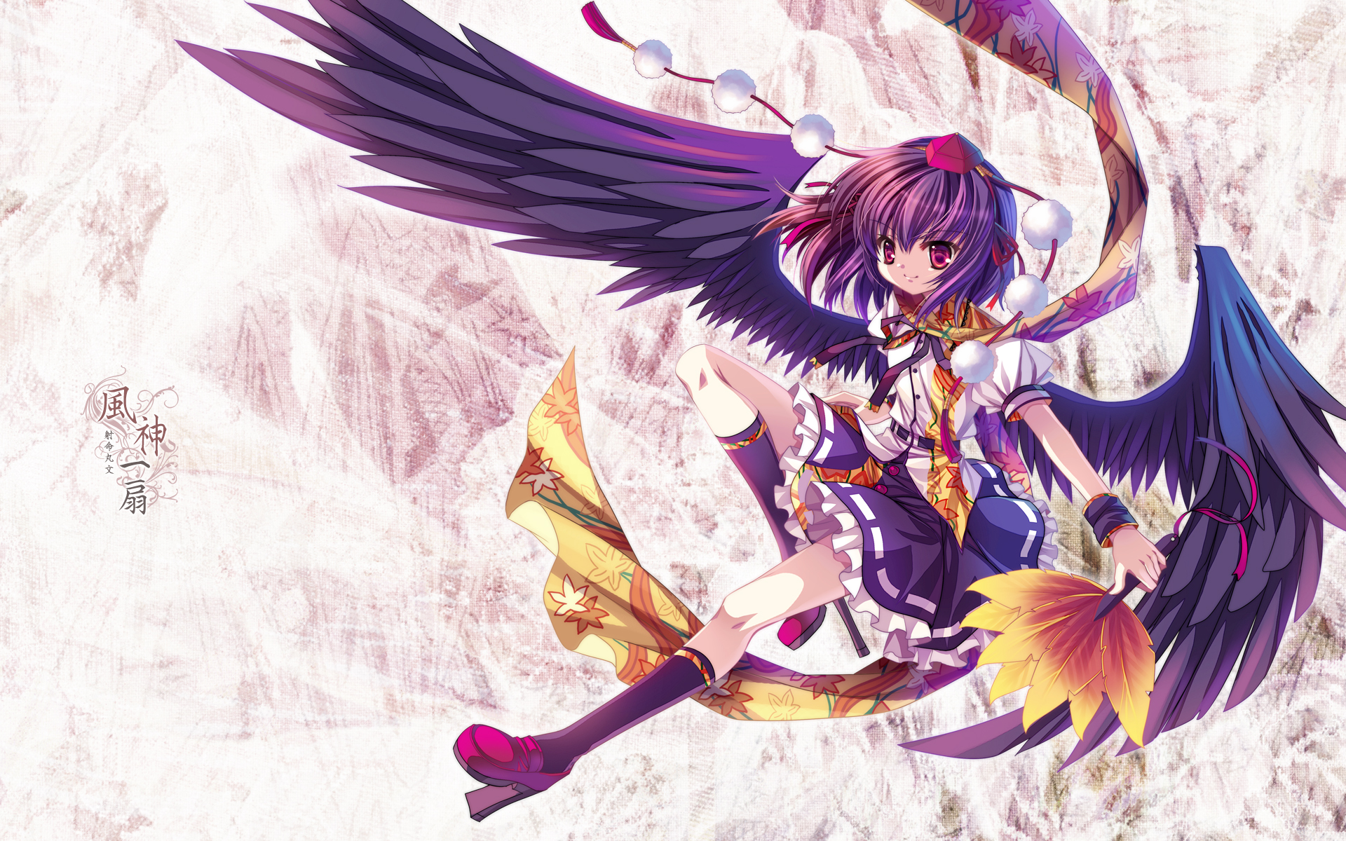 yande.re 75213 capura.l shameimaru_aya touhou wallpaper wings.jpg