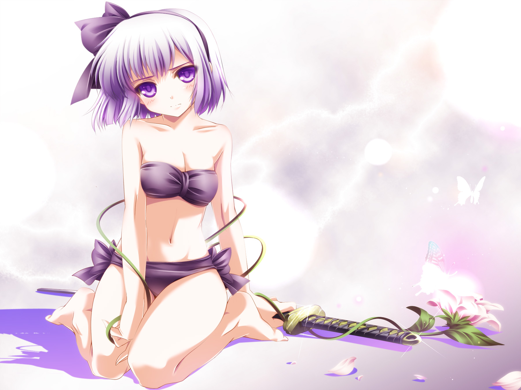 yande.re 214598 bikini cleavage konpaku_youmu moneti swimsuits sword touhou.jpg