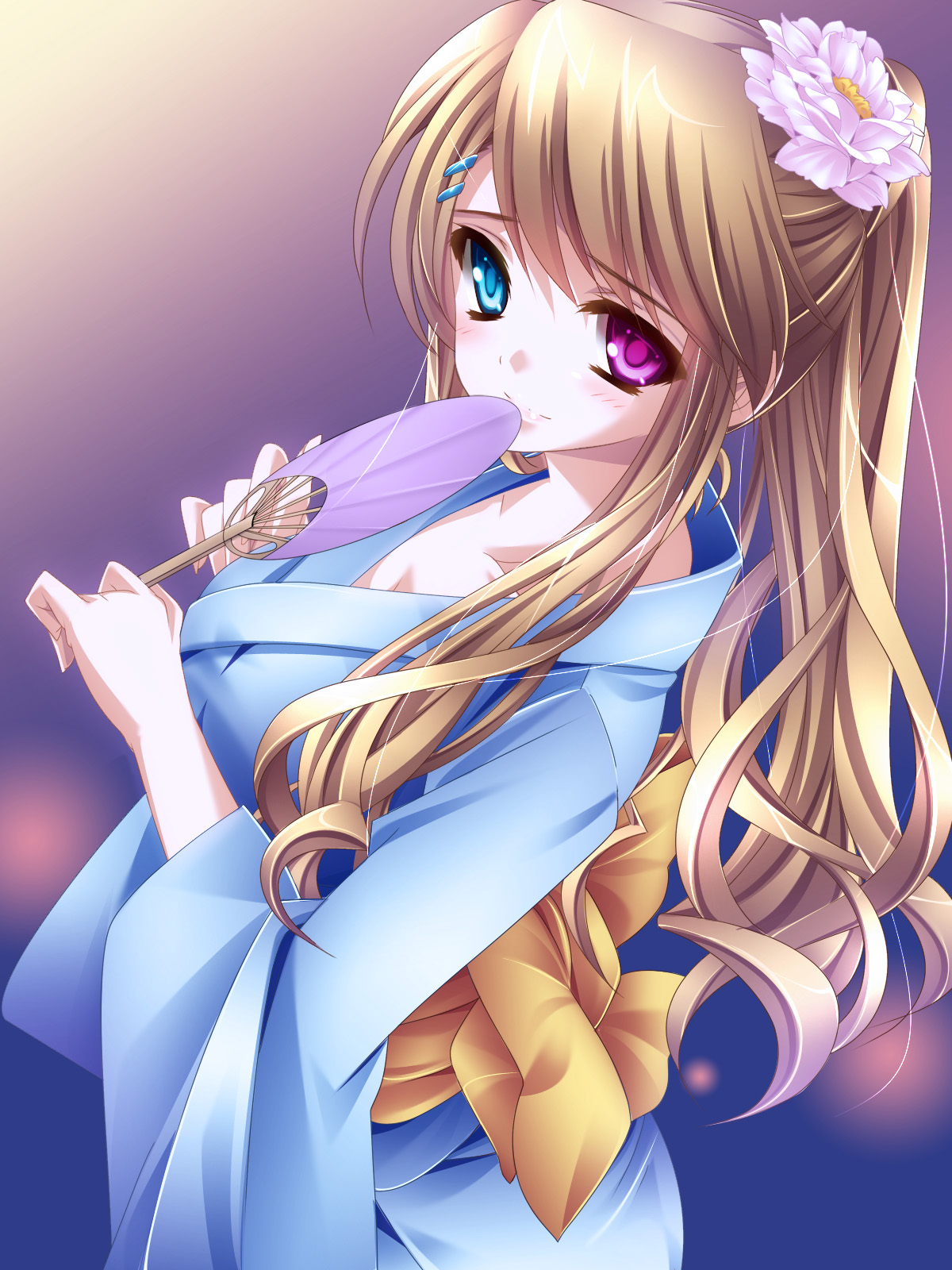 yande.re 224951 cleavage heterochromia moneti yukata.jpg