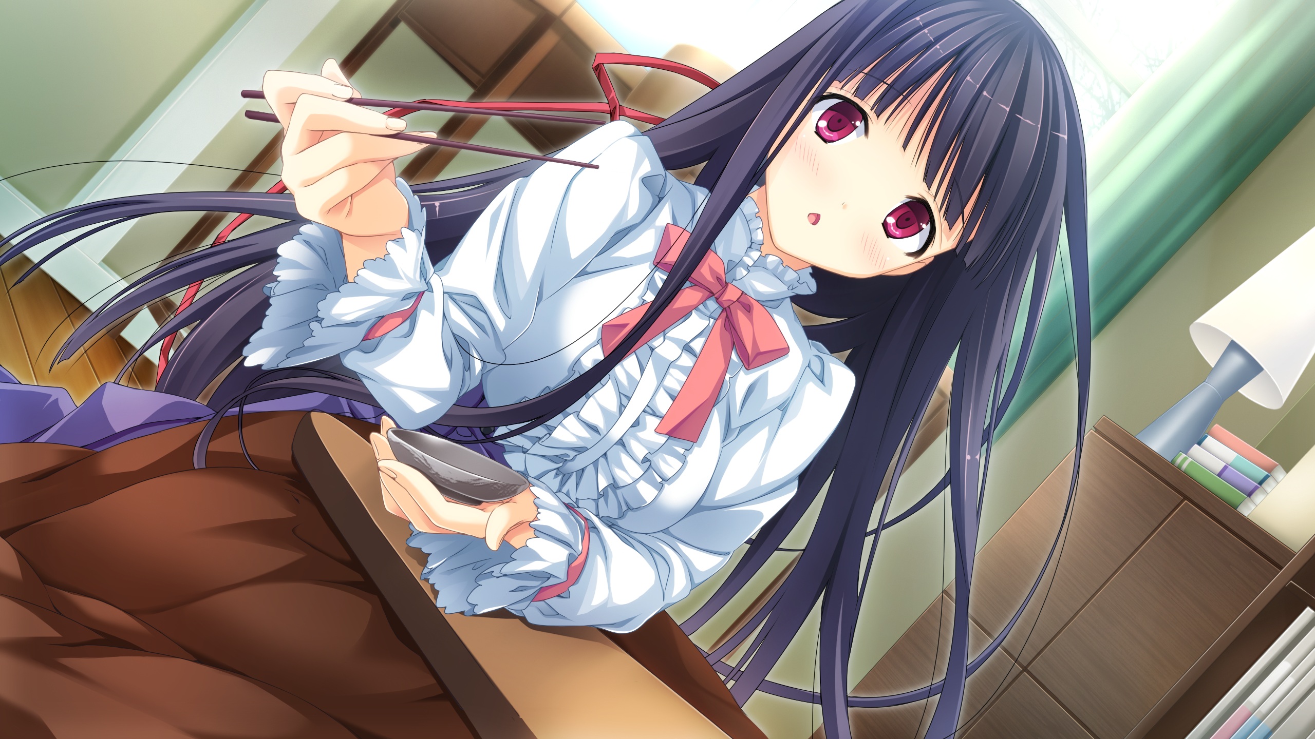 yande.re 234763 game_cg kanojo_to_ore_to_koibito_to marui mihagino_ayano pulltop_latte.jpg