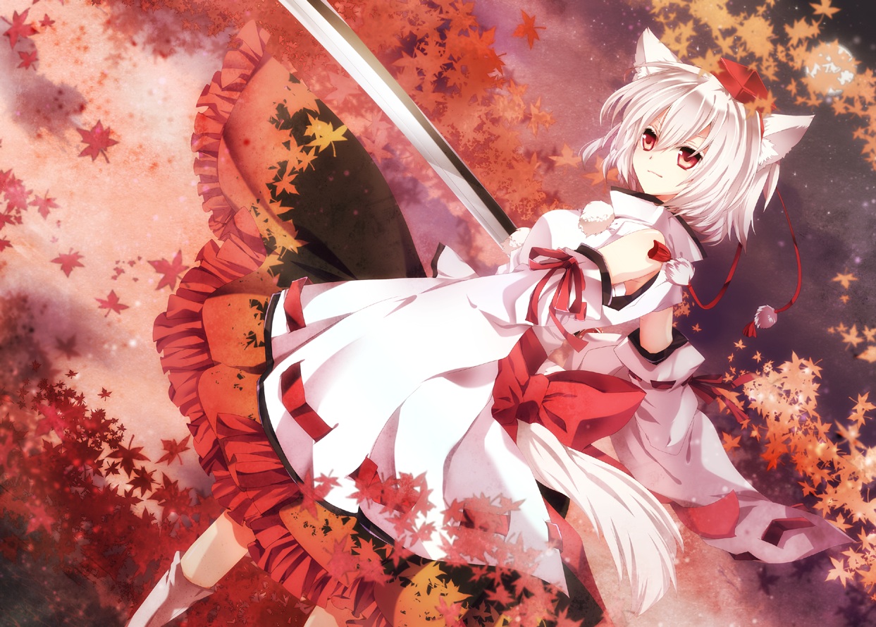 yande.re 243762 akatsuki_yakyou animal_ears inubashiri_momiji sword tail touhou.jpg