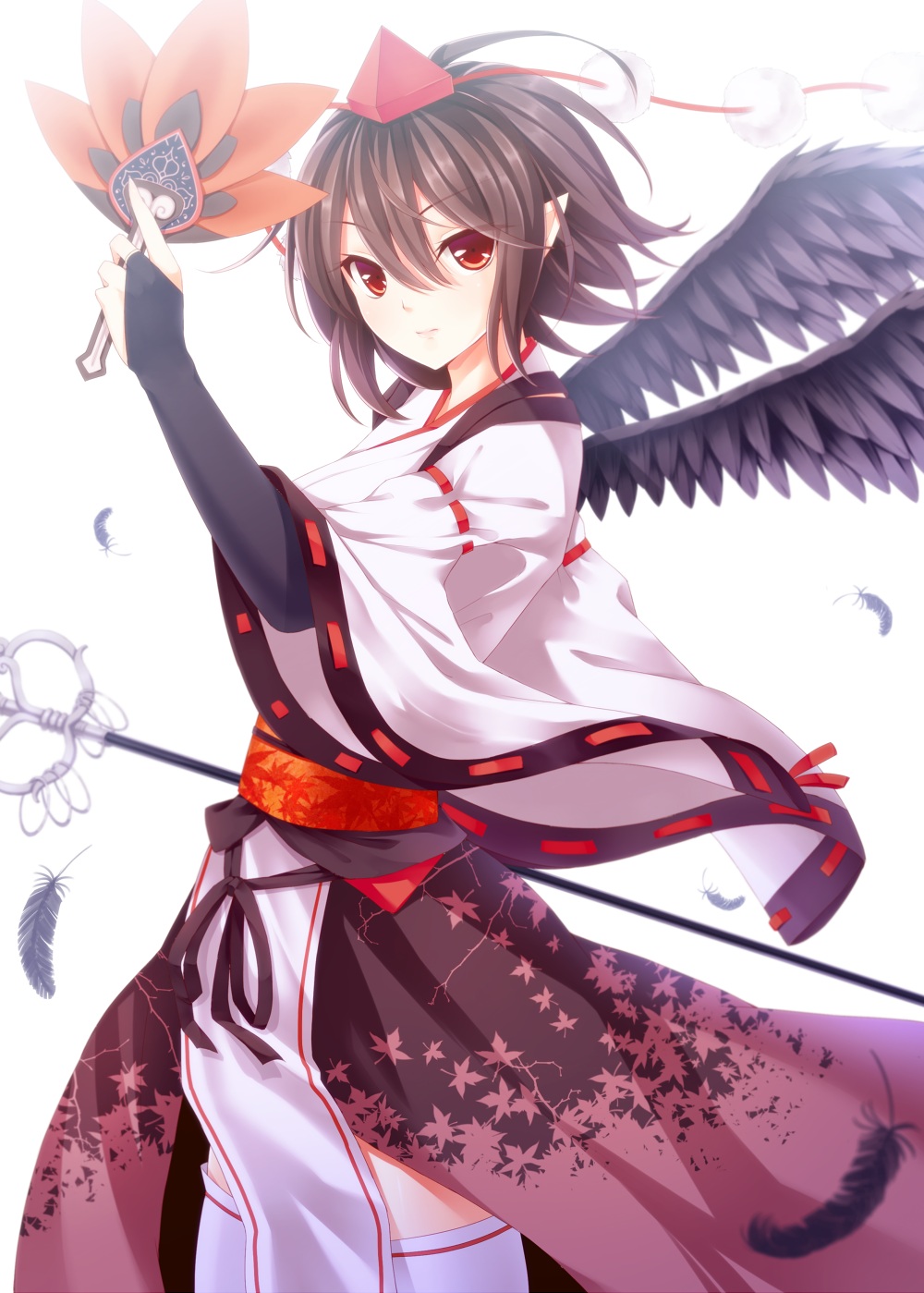 yande.re 245626 dabadhi shameimaru_aya thighhighs touhou wings.jpg