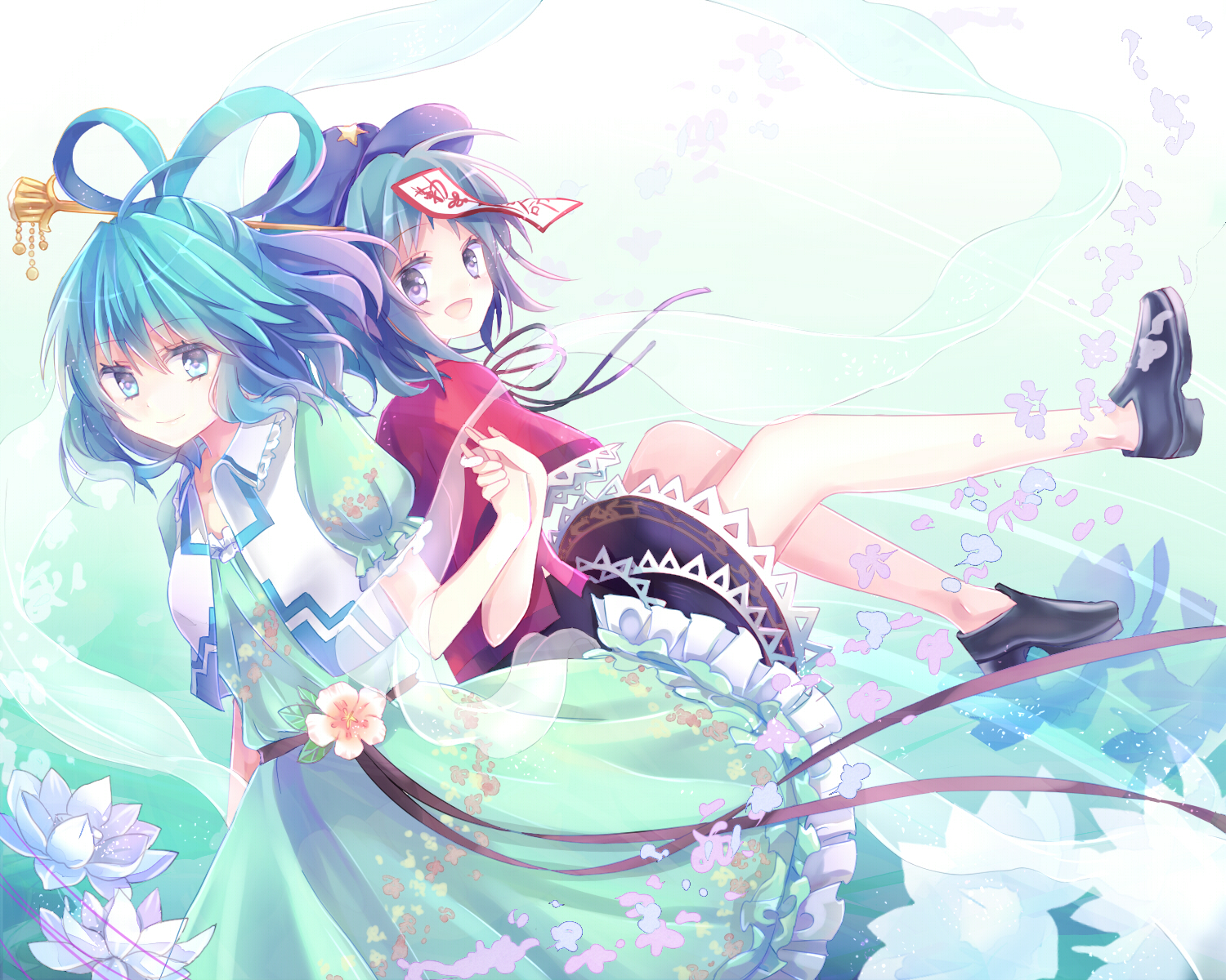 yande.re 290210 dress kaku_seiga miyako_yoshika niyou touhou.jpg